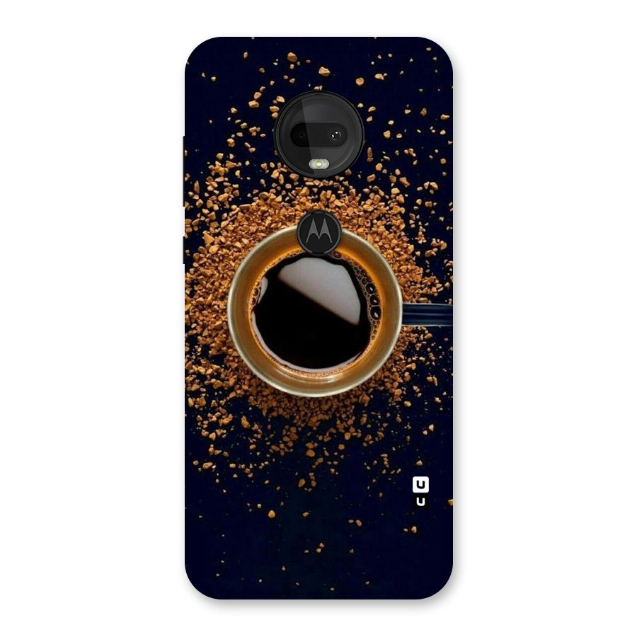 Black Coffee Back Case for Moto G7