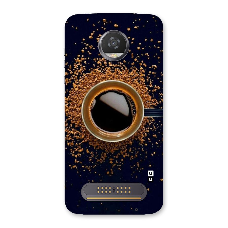Black Coffee Back Case for Moto Z2 Play