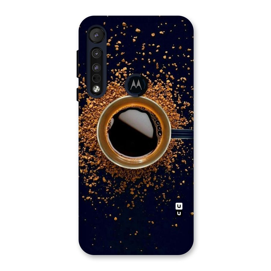Black Coffee Back Case for Motorola One Macro