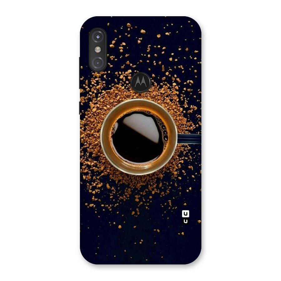 Black Coffee Back Case for Motorola One Power