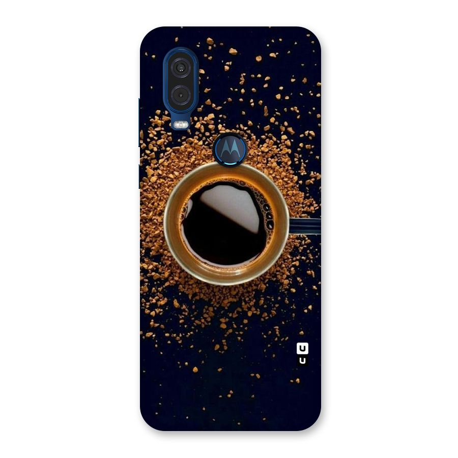 Black Coffee Back Case for Motorola One Vision