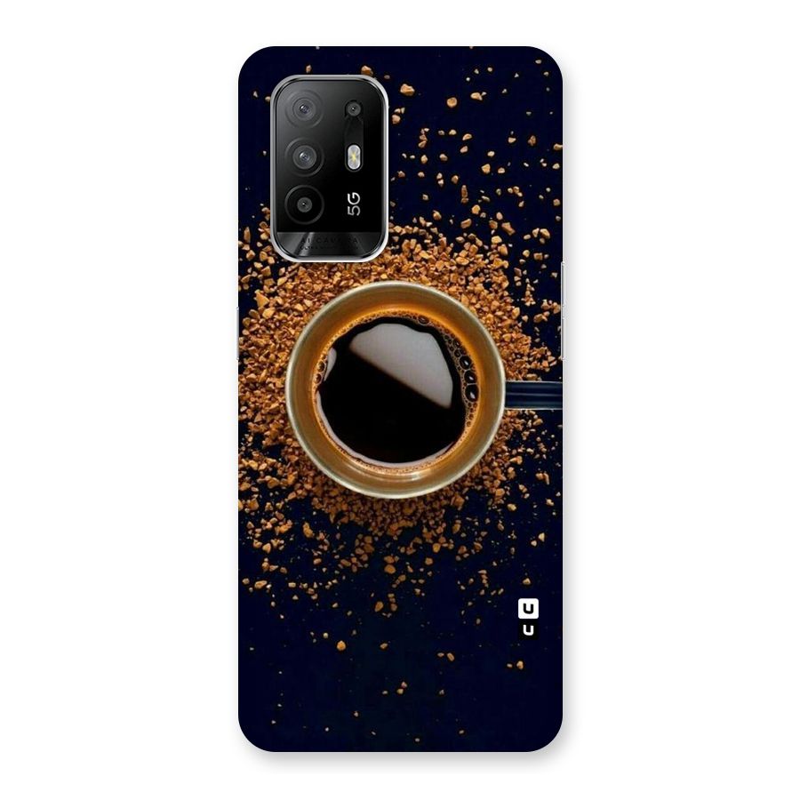Black Coffee Back Case for Oppo F19 Pro Plus 5G