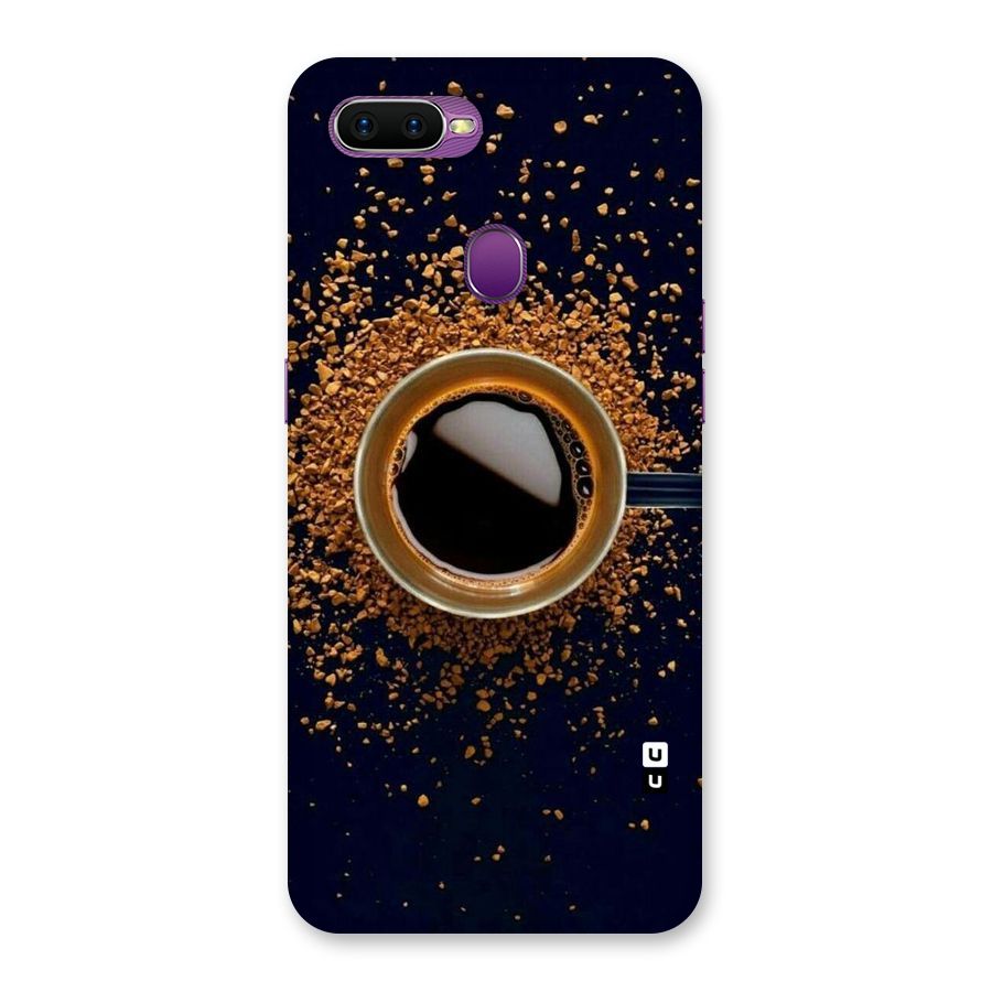 Black Coffee Back Case for Oppo F9