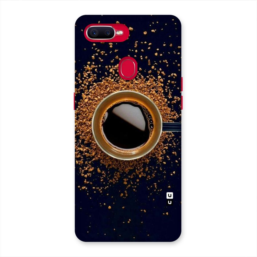 Black Coffee Back Case for Oppo F9 Pro