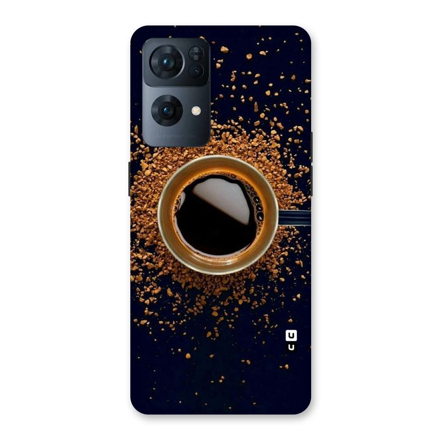 Black Coffee Back Case for Oppo Reno7 Pro 5G