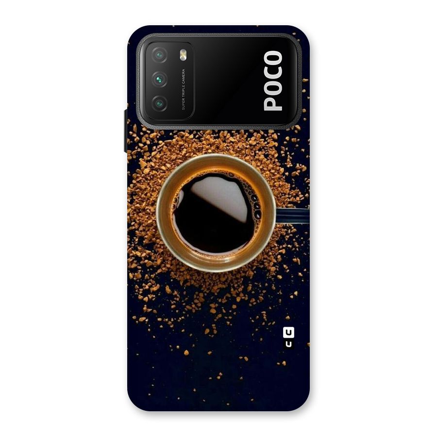 Black Coffee Back Case for Poco M3