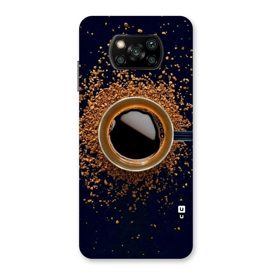 Black Coffee Back Case for Poco X3