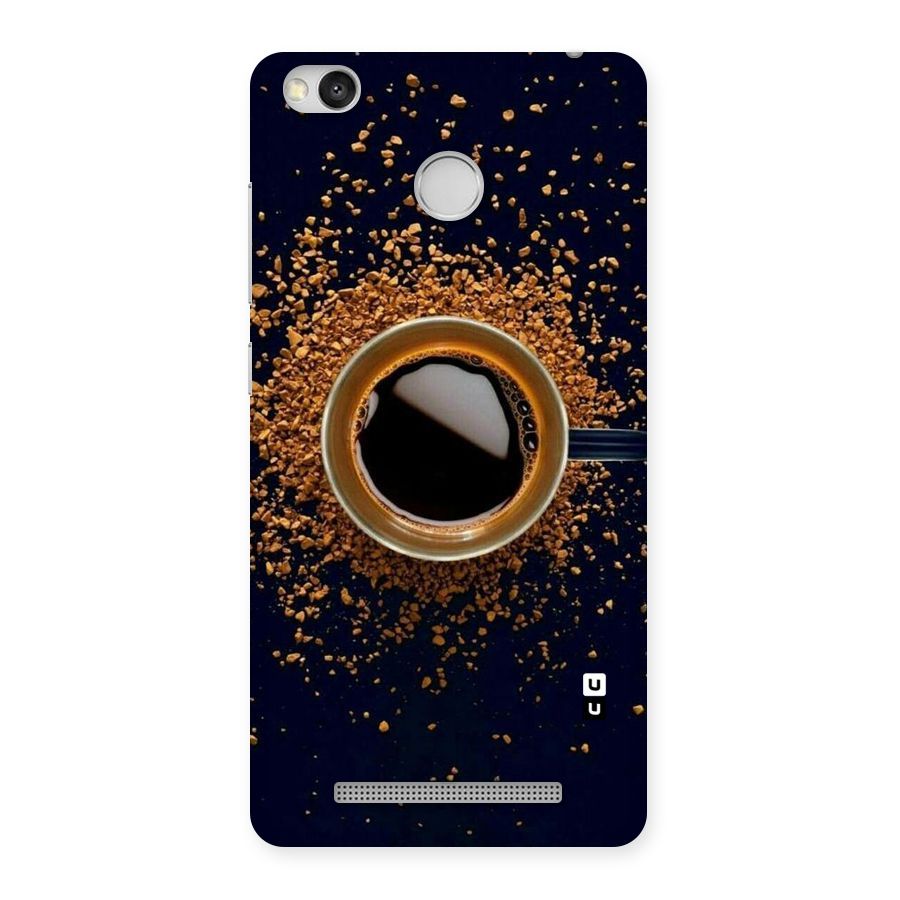 Black Coffee Back Case for Redmi 3S Prime
