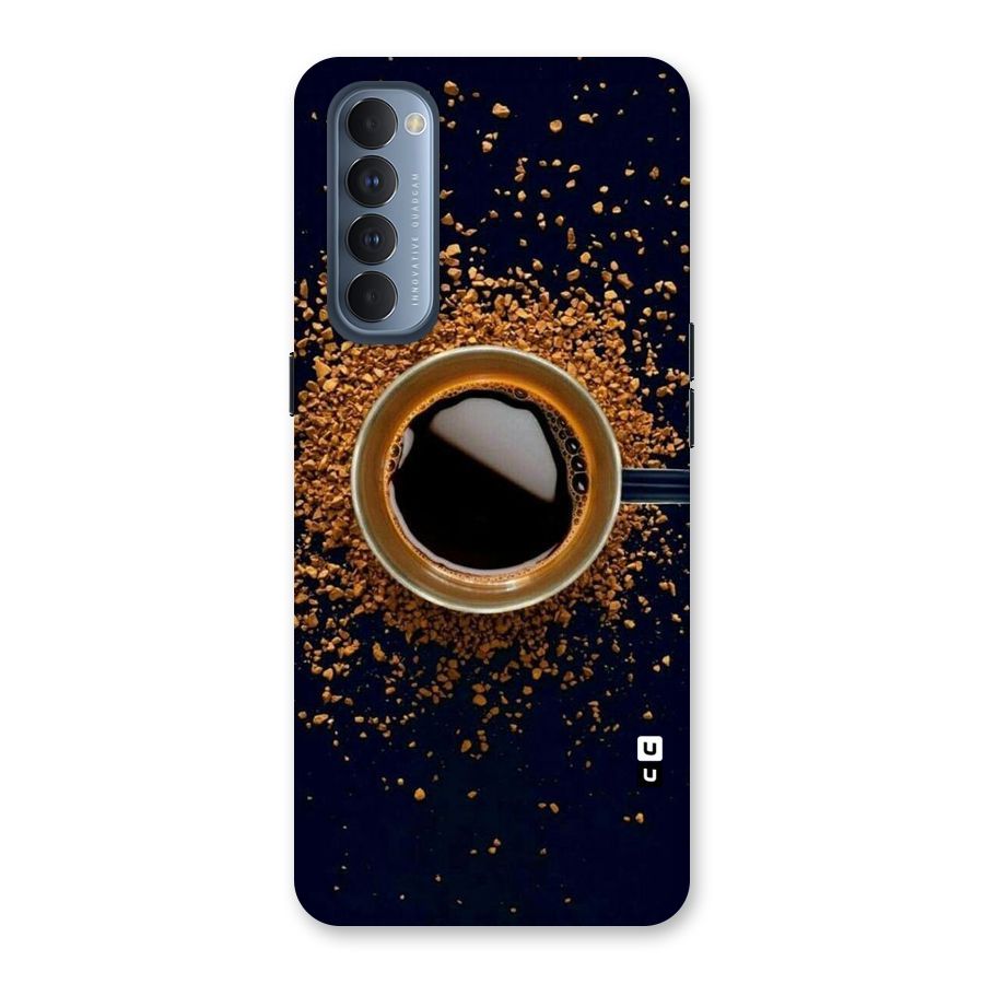 Black Coffee Back Case for Reno4 Pro