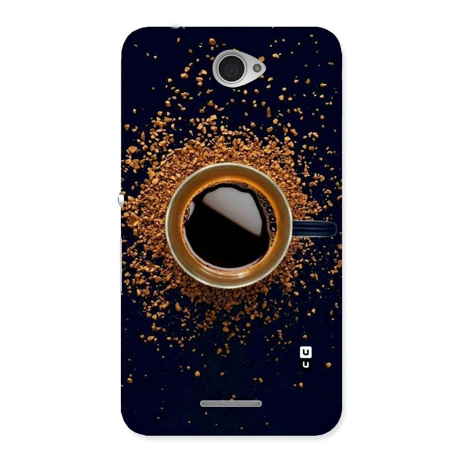 Black Coffee Back Case for Sony Xperia E4