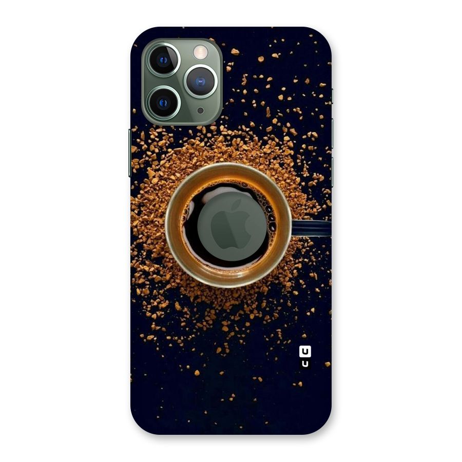 Black Coffee Back Case for iPhone 11 Pro Logo  Cut