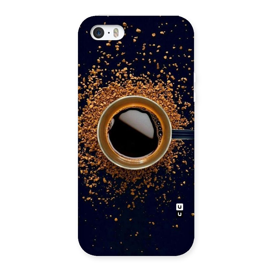 Black Coffee Back Case for iPhone SE