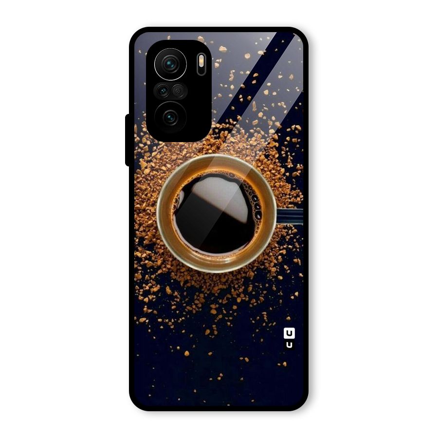 Black Coffee Glass Back Case for Mi 11X Pro