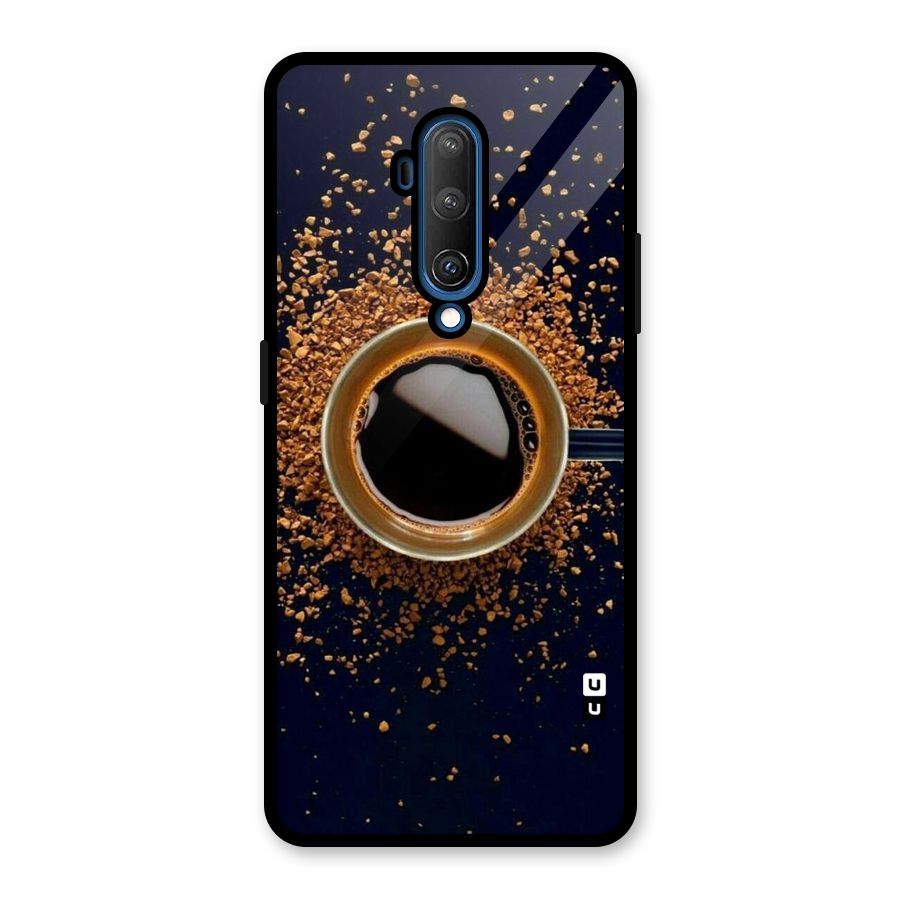 Black Coffee Glass Back Case for OnePlus 7T Pro