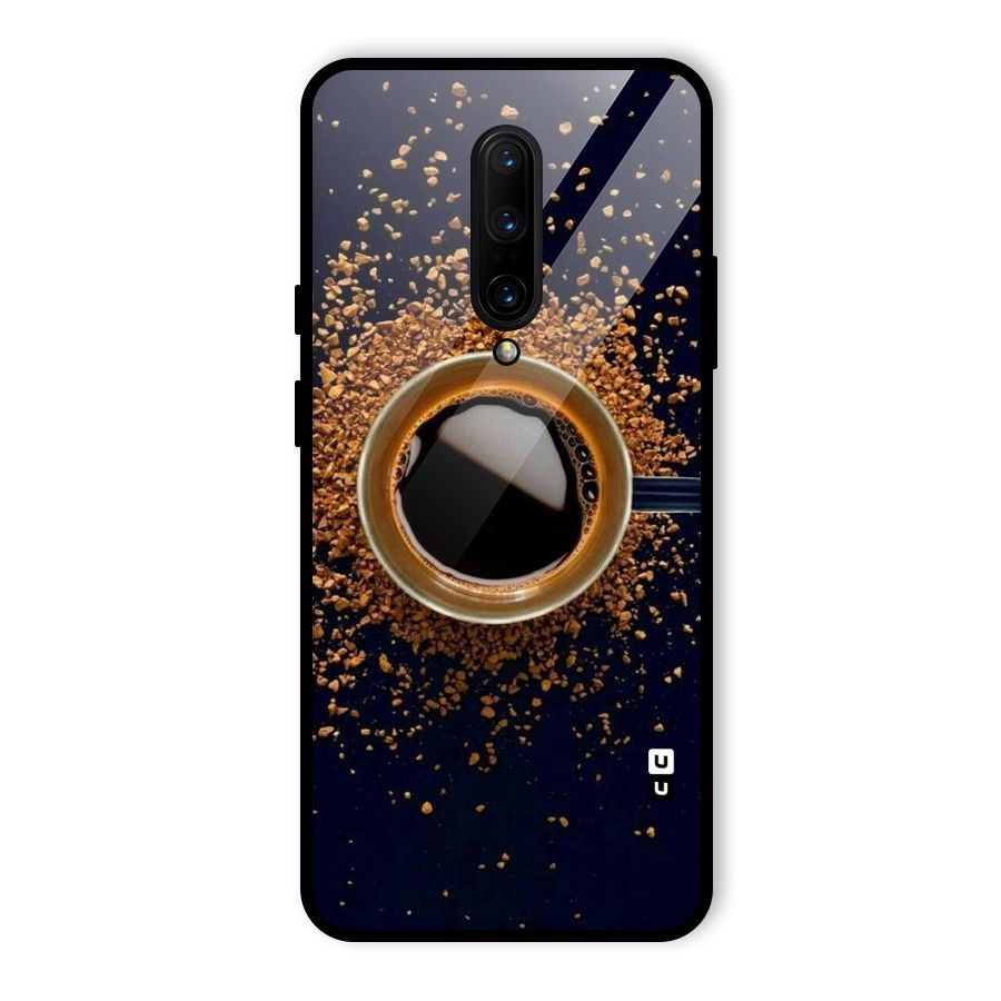Black Coffee Glass Back Case for OnePlus 7 Pro