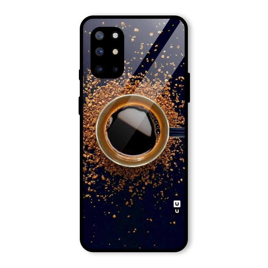 Black Coffee Glass Back Case for OnePlus 8T