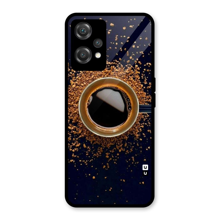 Black Coffee Glass Back Case for OnePlus Nord CE 2 Lite 5G