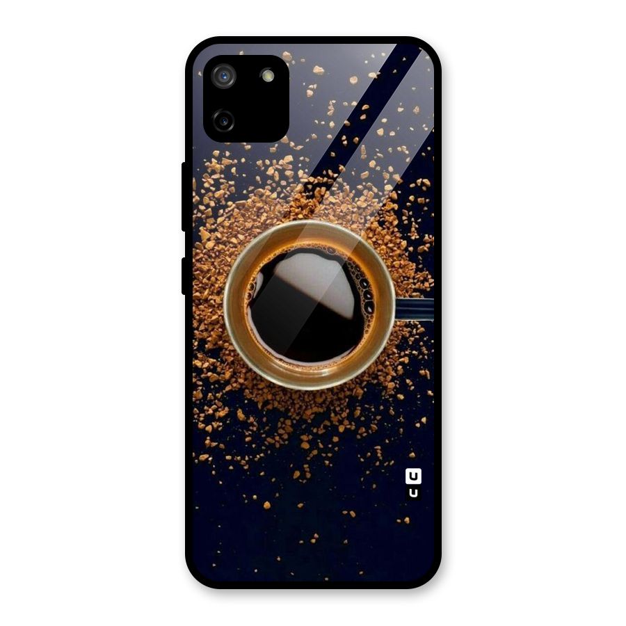 Black Coffee Glass Back Case for Realme C11