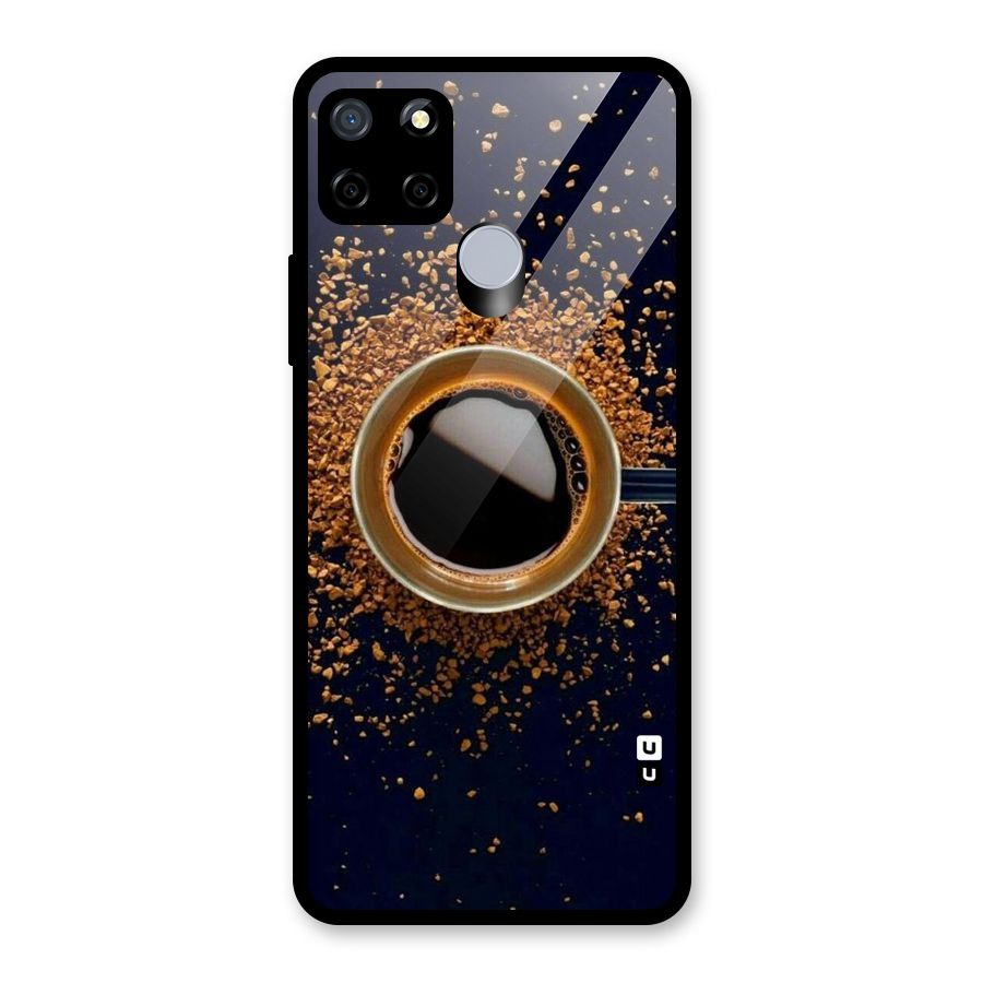 Black Coffee Glass Back Case for Realme C12