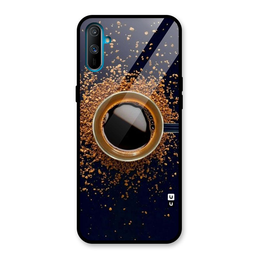 Black Coffee Glass Back Case for Realme C3