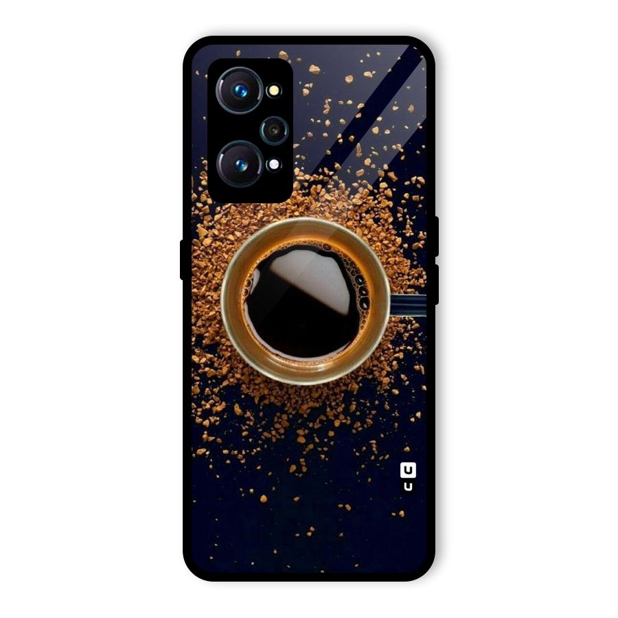 Black Coffee Glass Back Case for Realme GT Neo2