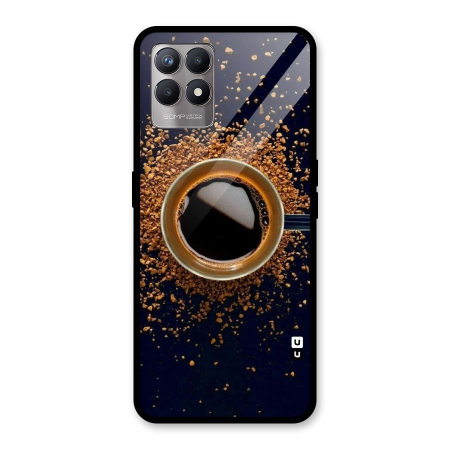 Black Coffee Glass Back Case for Realme Narzo 50