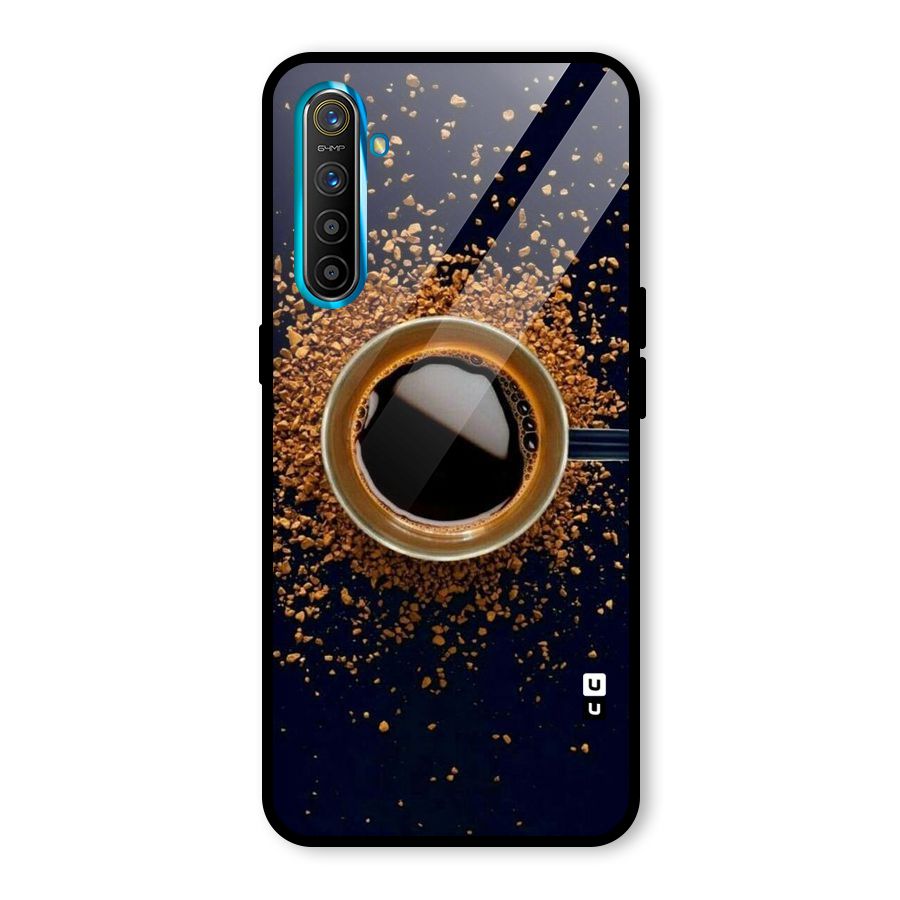 Black Coffee Glass Back Case for Realme X2