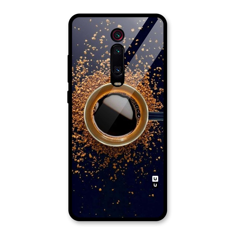 Black Coffee Glass Back Case for Redmi K20