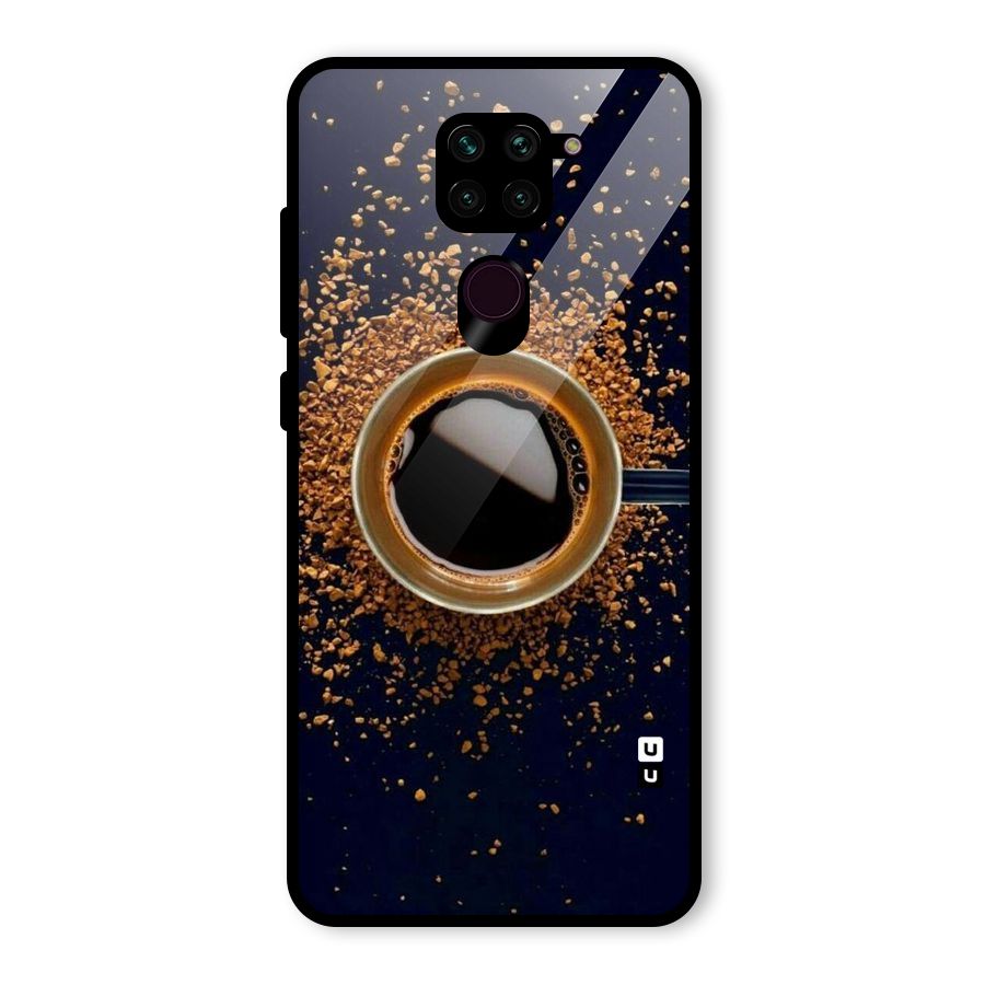 Black Coffee Glass Back Case for Redmi Note 9