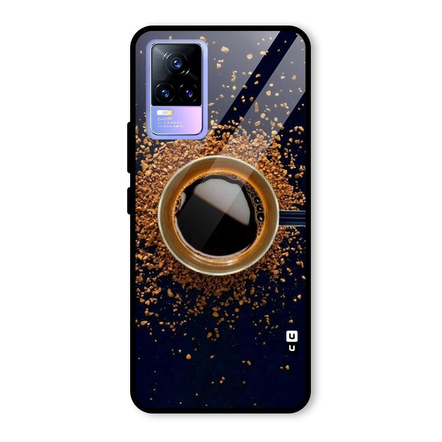 Black Coffee Glass Back Case for Vivo Y73