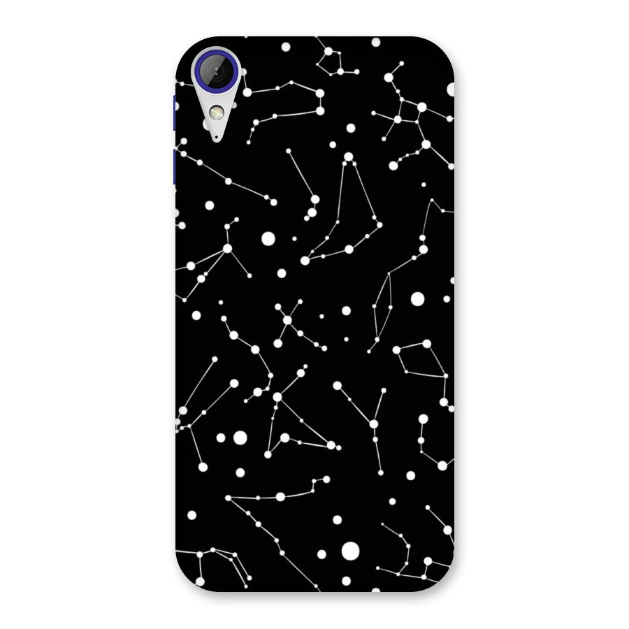 Black Constellation Pattern Back Case for Desire 830