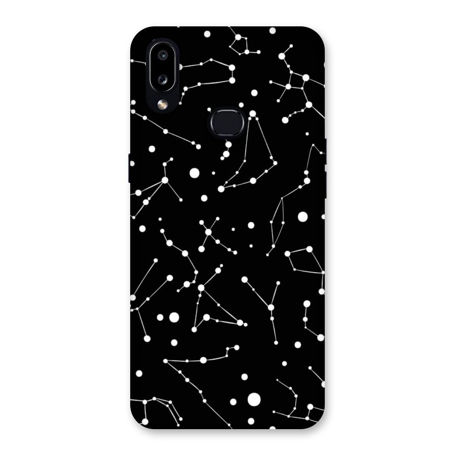 Black Constellation Pattern Back Case for Galaxy A10s