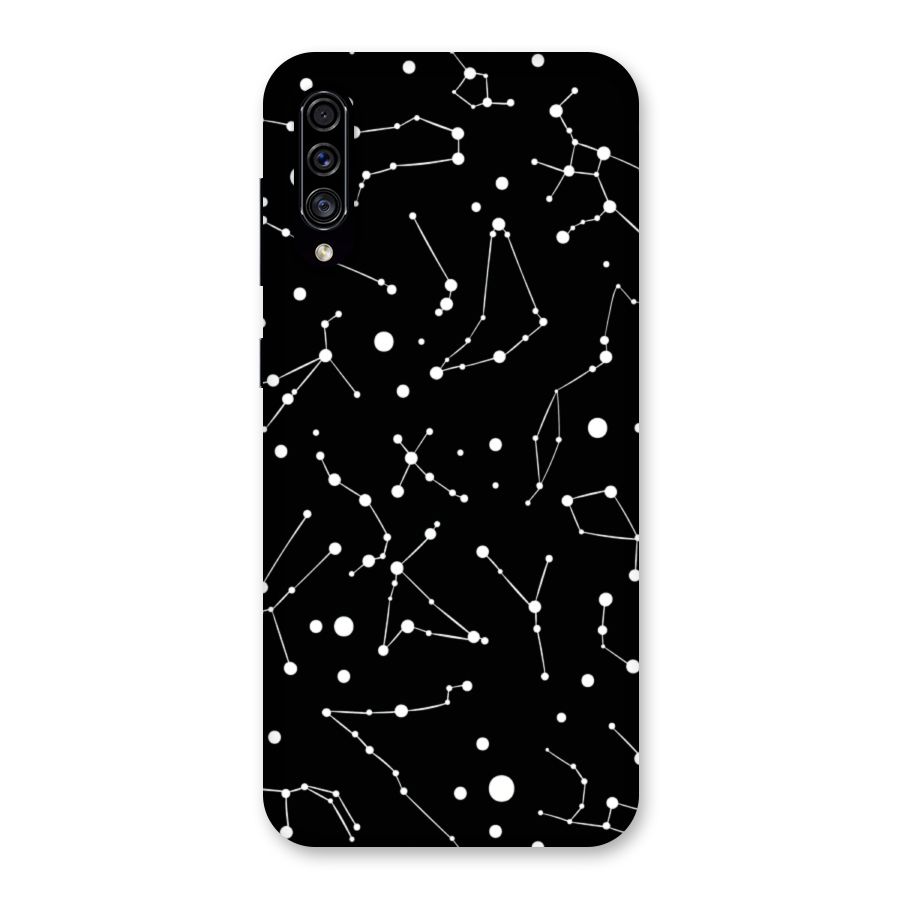 Black Constellation Pattern Back Case for Galaxy A30s