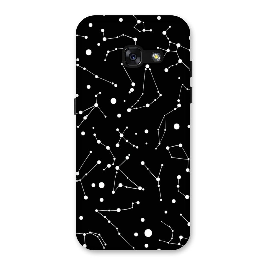 Black Constellation Pattern Back Case for Galaxy A3 (2017)
