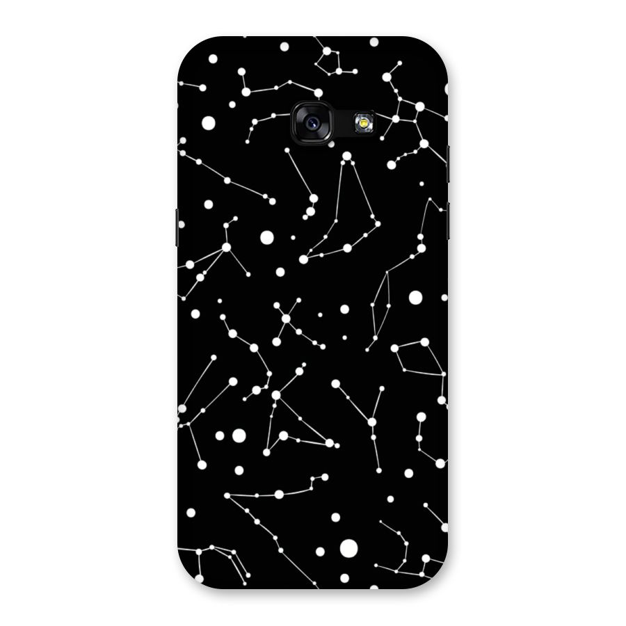 Black Constellation Pattern Back Case for Galaxy A5 2017