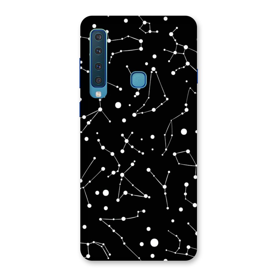 Black Constellation Pattern Back Case for Galaxy A9 (2018)