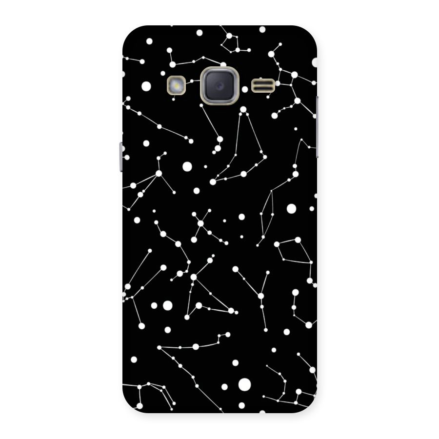 Black Constellation Pattern Back Case for Galaxy J2