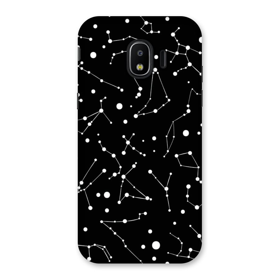Black Constellation Pattern Back Case for Galaxy J2 Pro 2018