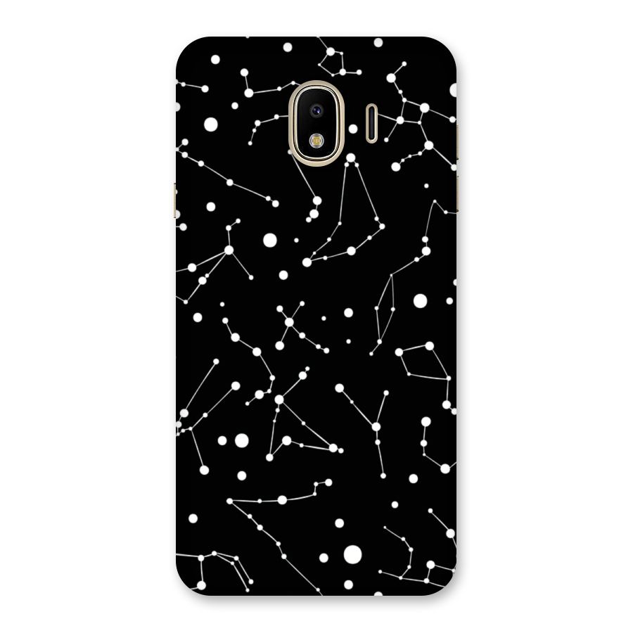 Black Constellation Pattern Back Case for Galaxy J4