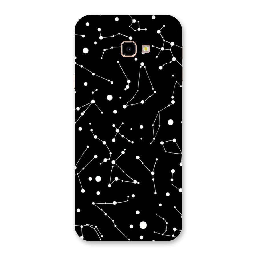 Black Constellation Pattern Back Case for Galaxy J4 Plus