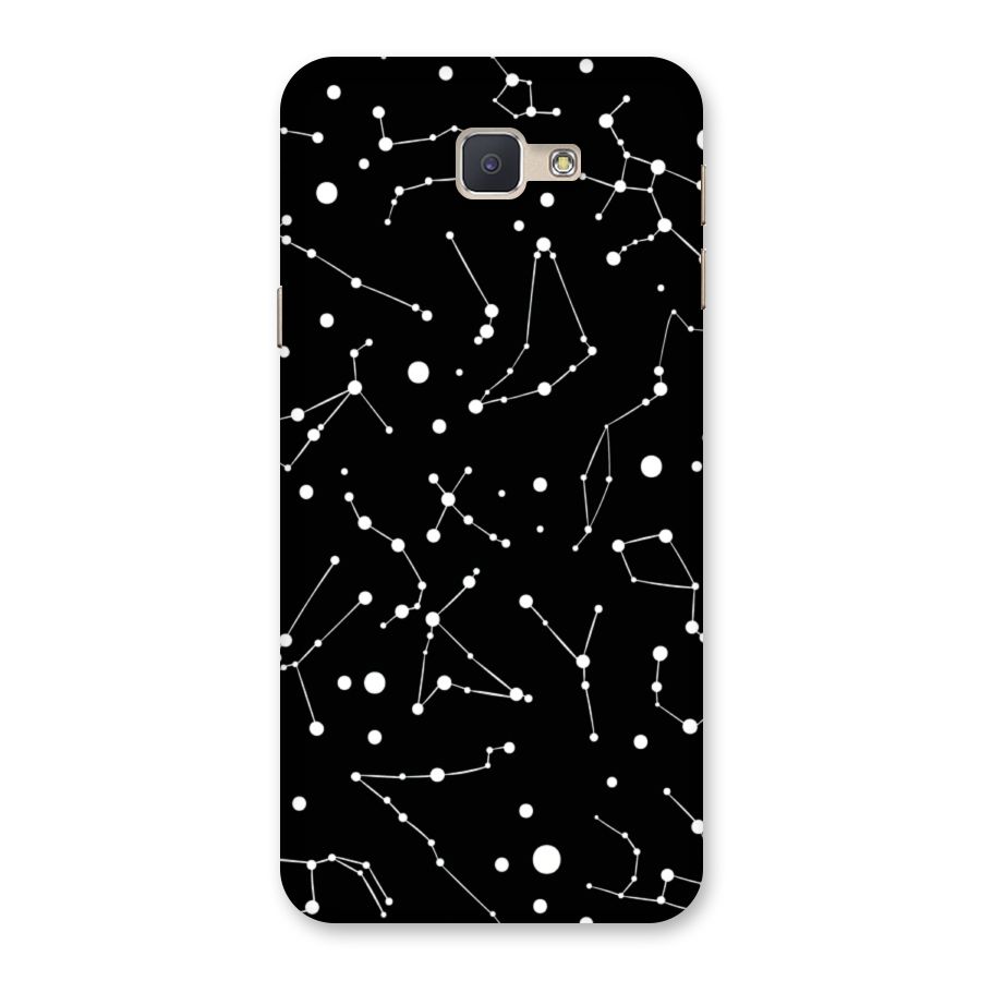 Black Constellation Pattern Back Case for Galaxy J5 Prime