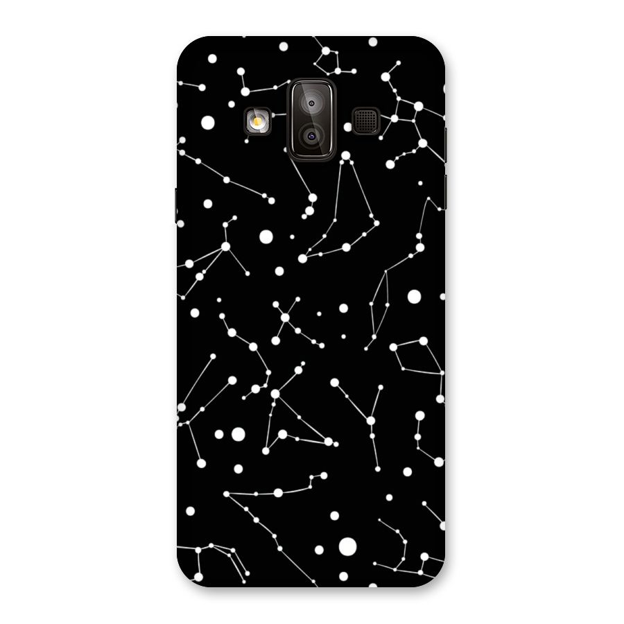 Black Constellation Pattern Back Case for Galaxy J7 Duo