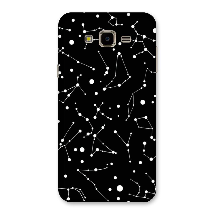 Black Constellation Pattern Back Case for Galaxy J7 Nxt