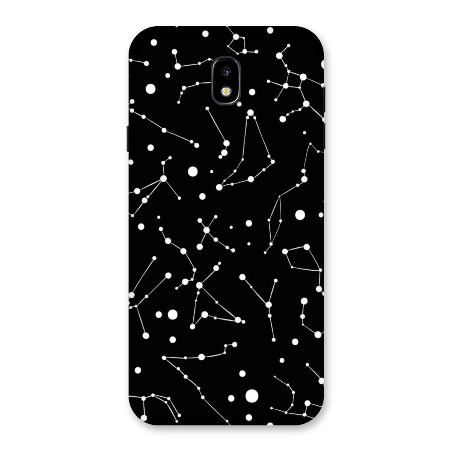Black Constellation Pattern Back Case for Galaxy J7 Pro