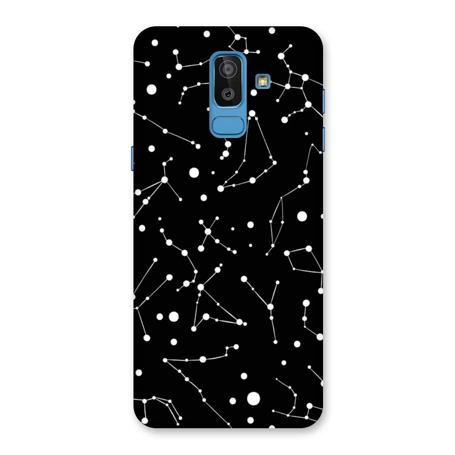 Black Constellation Pattern Back Case for Galaxy J8