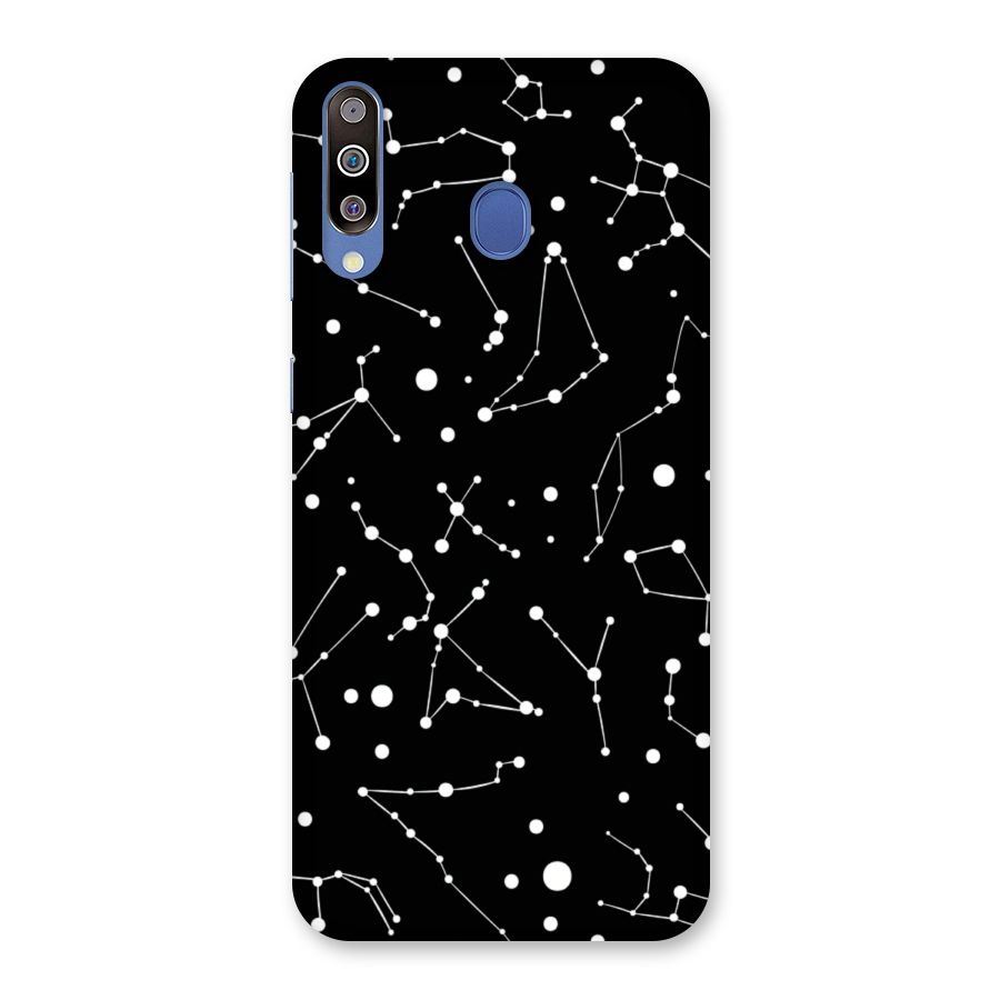 Black Constellation Pattern Back Case for Galaxy M30