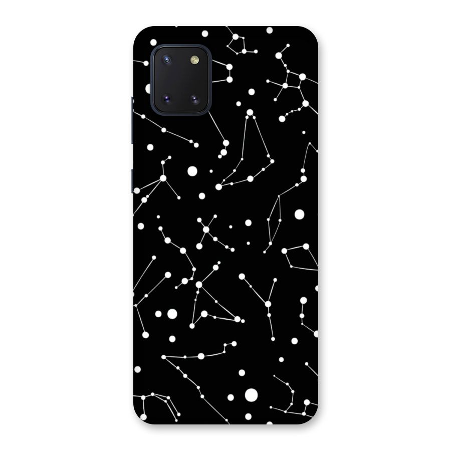 Black Constellation Pattern Back Case for Galaxy Note 10 Lite