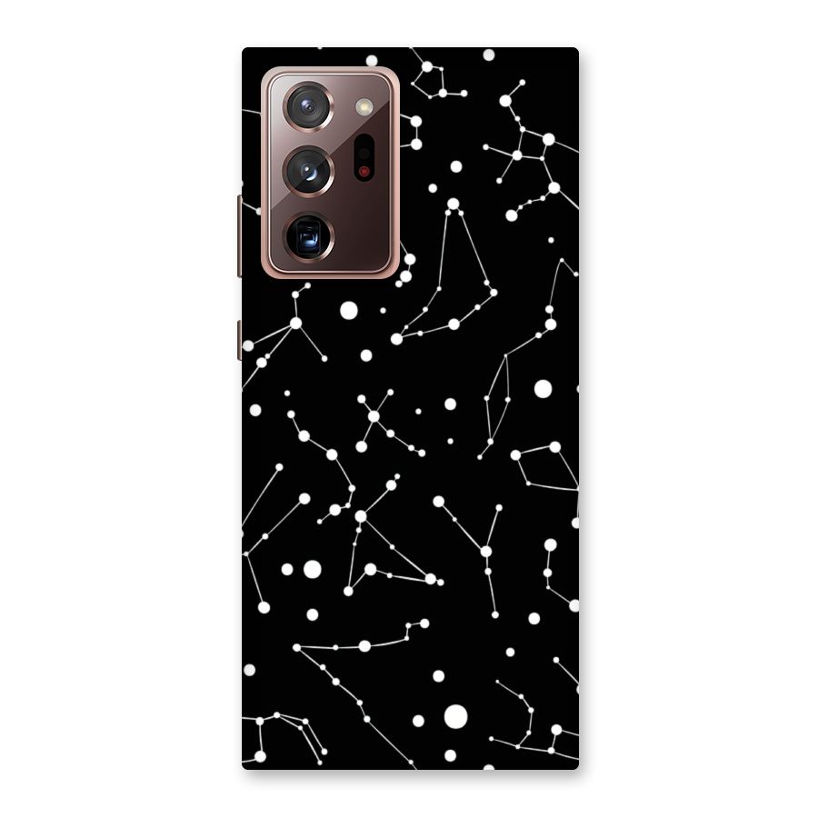Black Constellation Pattern Back Case for Galaxy Note 20 Ultra
