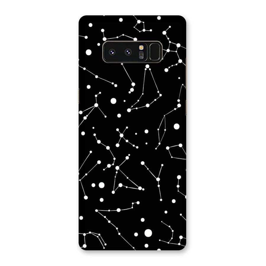 Black Constellation Pattern Back Case for Galaxy Note 8