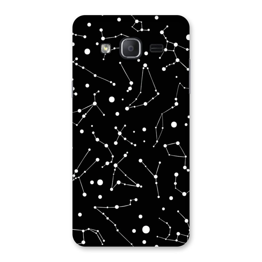 Black Constellation Pattern Back Case for Galaxy On7 2015